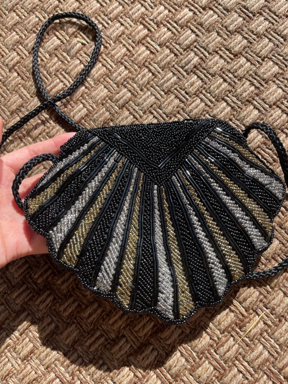 Vintage Mini Evening Beaded SeaShell Bag🐚 - Picture 4 of 12